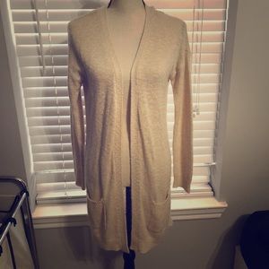 Long Cream Cardigan